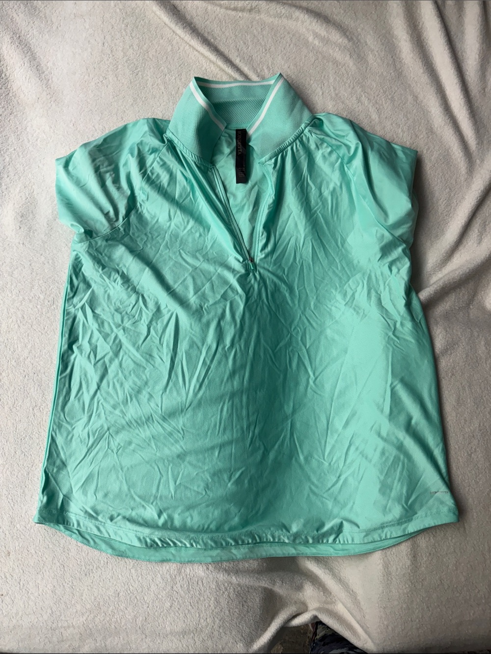 Mondetta Women's Mint Green Short-Sleeve Athletic Polo